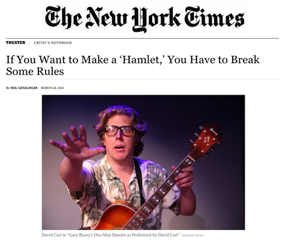 Hamlet NY Times